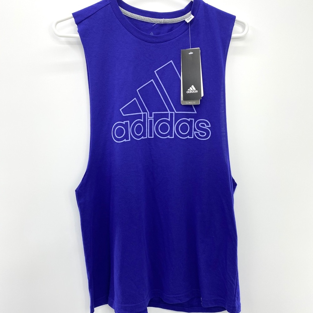 Aidas Ultimate Flock BOS ‘Real Purple’ Muscle Tank Top Woman’s Size Medium